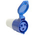 Розетка STEKKER 2P+PE 32A IP44 ST-223 RST32-223-44 49439