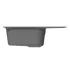 Мойка комп. MIXLINE ML-GM18 490х640x190мм, темно-серая, сифон