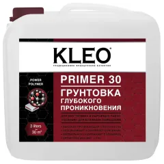 Грунт глубокого проникновения KLEO PRIMER 30 3кг