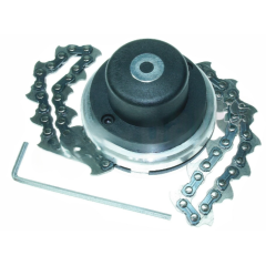 Головка триммерная AEZ тип Монстр, с цепью, на фланец редуктора 25,4 (7668)