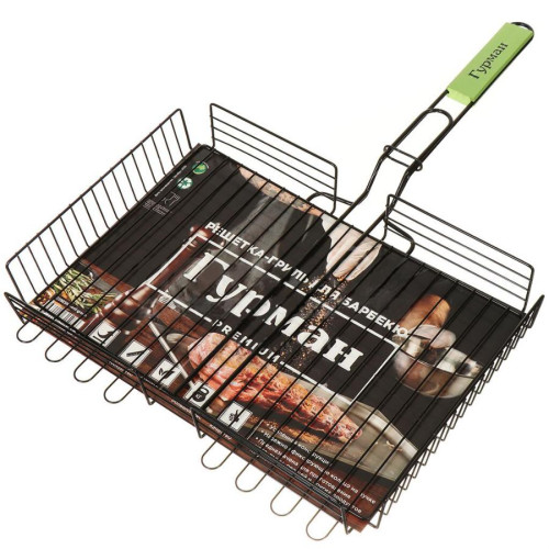 Решетка гриль ГУРМАН ЛЮКС 400х280х60мм 22003(353113)