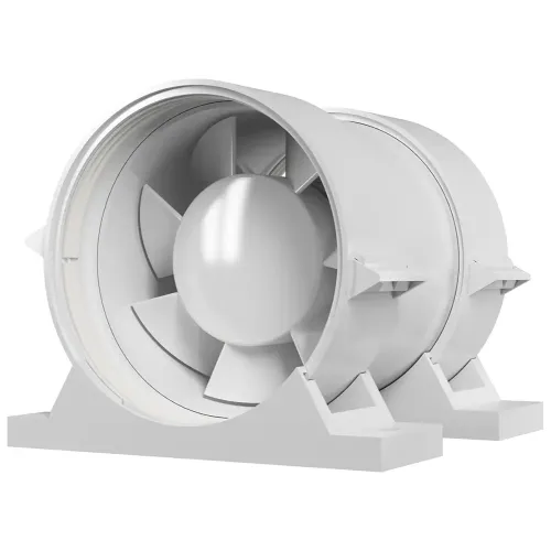 Вентилятор осевой приточно-вытяжной D100 PRO 4 с крепежным комплектом