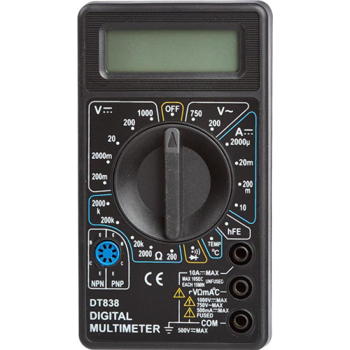 Мультиметр цифровой РЕСАНТА DT 838 (61/10/513)