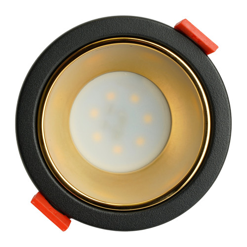 Свет. точ. Feron DL3102 MR16 круг черный/золото(51403)