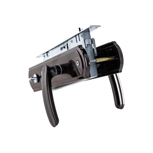 Замок врезной №200-68 ЭКО П мат. хром/черн. никель НОРА-М(16406)