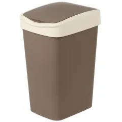 Контейнер для мусора Violet Tandem 20л шоколад/слоновая кость (516054)