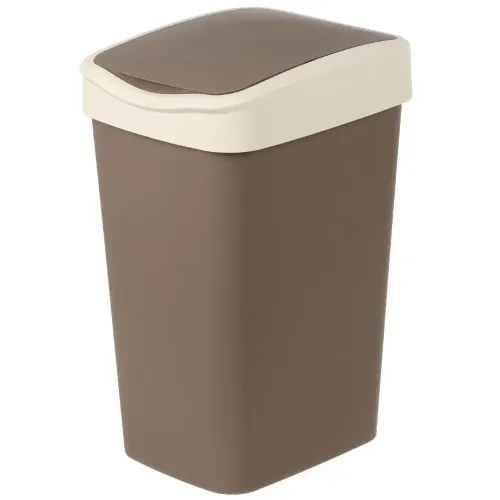 Контейнер для мусора Violet Tandem 20л шоколад/слоновая кость (516054)