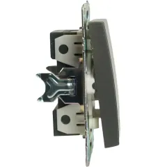 Переключатель 1-кл Катрин графит GLS10-7105-06