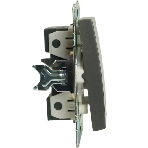 Переключатель 1-кл Катрин графит GLS10-7105-06