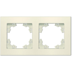 Рамка 2-пост UNIVersal Афина сл.кость A0044-I