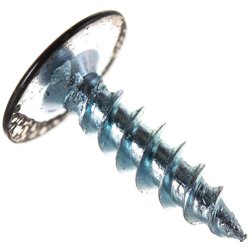 Саморез прессшайба острый 4,2х16 (8019) серо-корич.