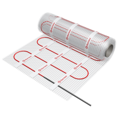 Нагревательный мат THERMEX Warma 2м2 (150Вт/м2) 2х жил.каб., экранир., клеевая сторона, виток 80мм