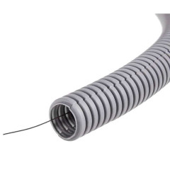 Труба ПВХ гофр. с протяжкой ф 32мм ДКС (25м)(79246)