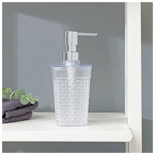 Дозатор для жидкого мыла PLAST TEAM горный хрусталь Neo Luxe, PT134510999 (836573)