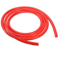Трубка ПВХ жесткая, под быстросъем, красная, 10 мм (за 1метр)