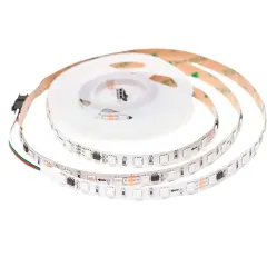 Светодиодная лента 24V APEYRON 14,4W/m 60Led/m IP20 RGB 2м бел б/п+Лента св/д адрес+пульт 10-91
