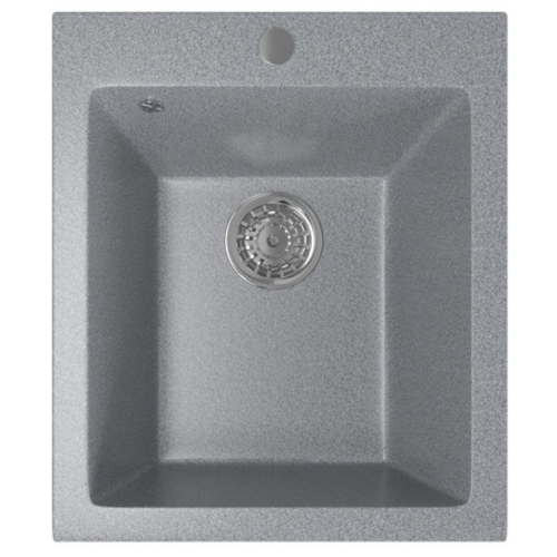 Мойка комп. MIXLINE ML-GM14 420х500x190мм, темно серая (309), сифон