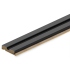 МДФ Реечная STELLA Профиль Стартовый Beats De Luxe Black Lead 2700*66,5/61*16 (в уп. 4шт.)