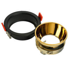 Свет. точ. Feron DL3102 MR16 круг черный/золото(51403)