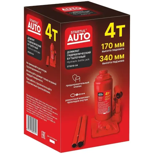 Домкрат бутылочный STARTUL AUTO 4т (ST8018-04)