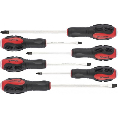 Набор отверток MATRIX ударных 6 шт (19120)