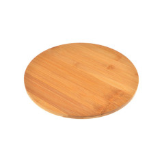 Доска разделочная VETTA круглая 26х0,9см бамбук (851-180)
