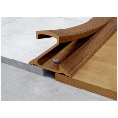 Порог с кабель-каналом 36мм 1,6 Дуб темный ПВХ (ПМК36-1,6 217 ИДЕАЛ)