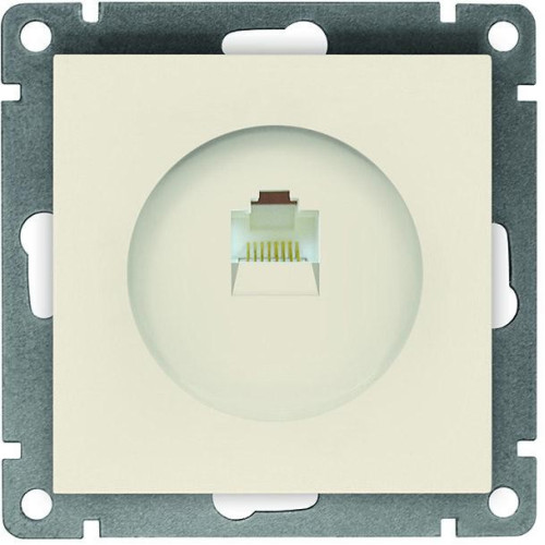 Розетка PC UNIVersal Афина, сл.кость A0051-I