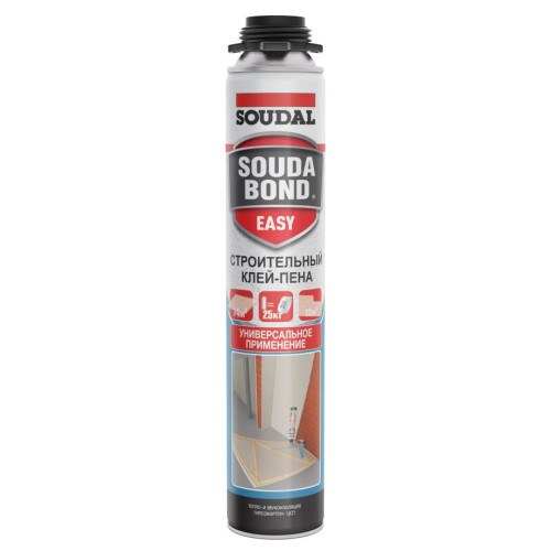 Клей-пена SOUDAL Soudabond Easy Gun летняя 750мл (121618)