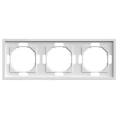 Рамка 3-пост ЭМИЛИ белый PFR00-5003-01