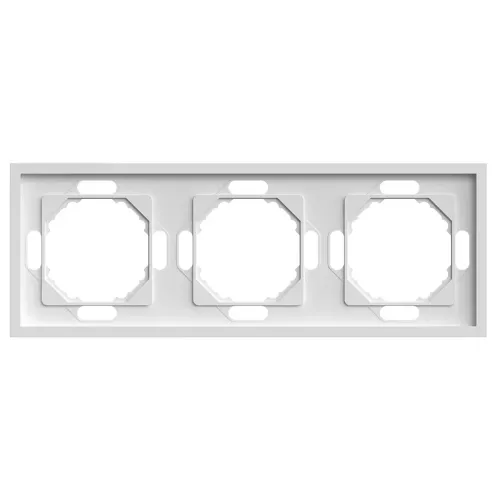 Рамка 3-пост ЭМИЛИ белый PFR00-5003-01