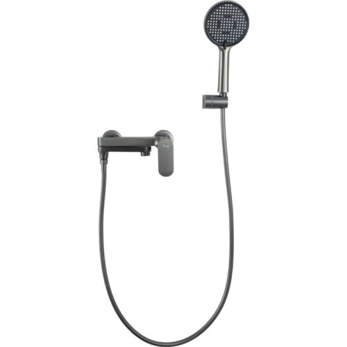 Смеситель для ванны FRAP F3285-9, оружейная сталь ф 40