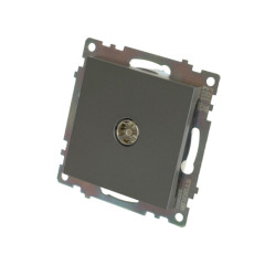 Розетка TV Катрин графит GLS00-7108-06