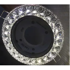 Свет. точ. ECOLA LD7009 GX53-H4 Кристалл прозрачный/хром(622582)