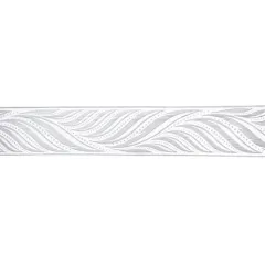 Бленда для карниза Ле-Гранд Феникс белое-серебро (30м)