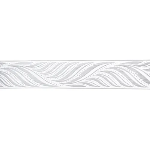 Бленда для карниза Ле-Гранд Феникс белое-серебро (30м)