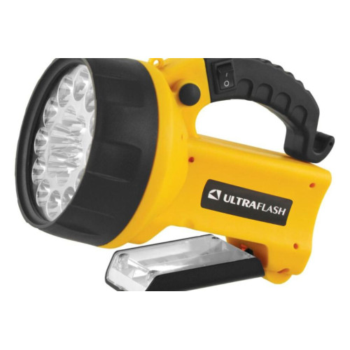 Фонарь-прожектор ULTRAFLASH Led 3712 (Led*19/8) пластик, акк.2Ah, з/у (13263)
