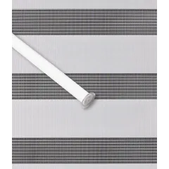 Рулонные жалюзи День-Ночь easy fix 57*160 светло-серый