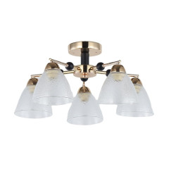 Светильник ЭкономСвет 12224/5FGD+BK WCL