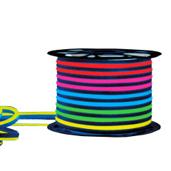 Светодиодная лента Гибкий неон 220V ES LS001 80Led 12W IP67 RGB односторонний, 50м