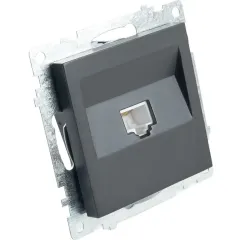 Розетка PC Катрин черный GLS00-7107-05