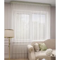 Тюль Ле-Гранд Лайн 200*260 с утяжелителем белый