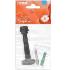 Упор дверной FUARO DS-15 BL-24 черный (43251)
