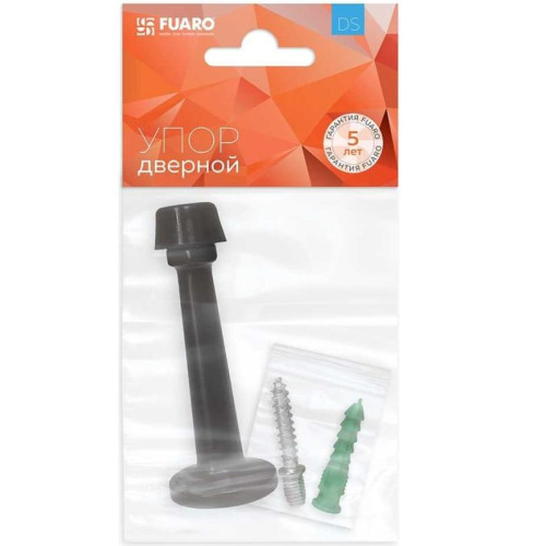 Упор дверной FUARO DS-15 BL-24 черный (43251)