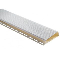 АЛЬТА планка к сайдингу НАЛИЧНИК 3 м Белый широкий