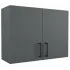 Шкаф навесной EVA GOLD с полкой 80 графит