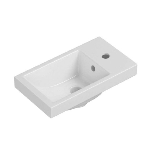 Умывальник мебельный 40 Como с отв., белый