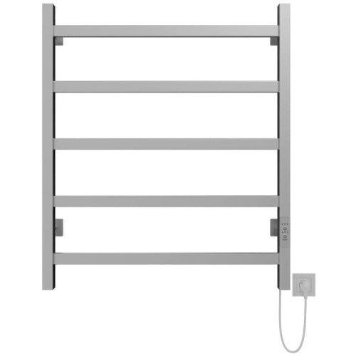 Полотенцесушитель электр. MIXLINE FAVORITE 60х50, таймер, 5п, матовый хром (557208)