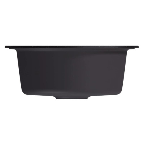 Мойка комп. MIXLINE МЛ-ГМ11 500х180мм, круглая черная, сифон