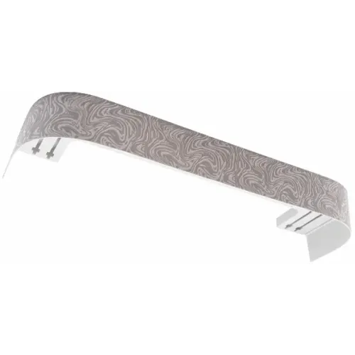 Карниз Ле-Гранд Глэдис 2,4м (2ряд) серый с поворотами (5)